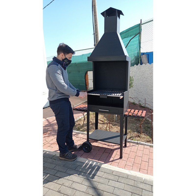 campana casera para barbacoa 